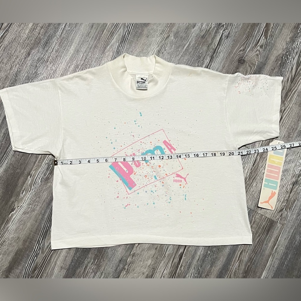 Vintage 90's NWT Puma Sport Tee One Size Fits All - Picture 4 of 7